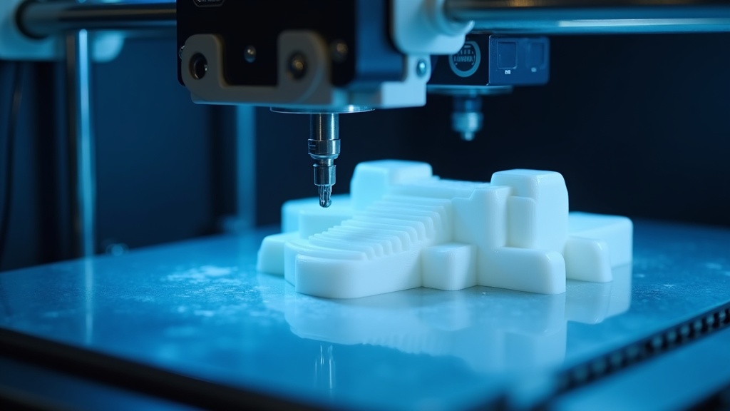 3D printed plastic prototype parts for injection moulding design validation
