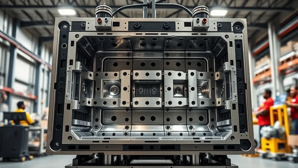 Automotive multi-cavity injection mold tooling at Custom Molding Company South Africa