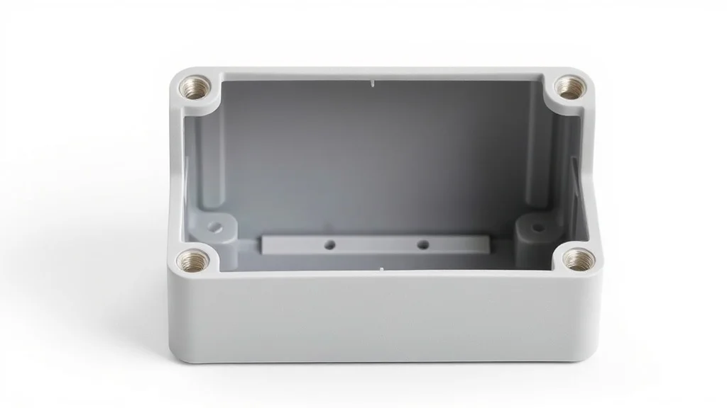 Injection molded polycarbonate electronics enclosure