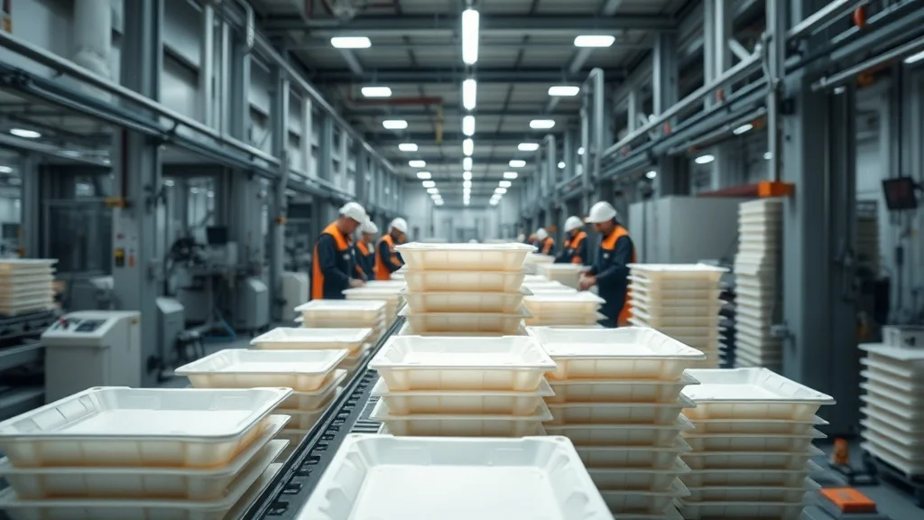 Vacuum formed plastic packaging trays