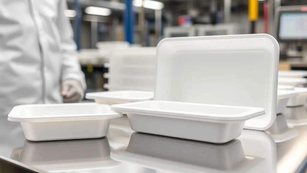 HIPS vacuum formed medical tray