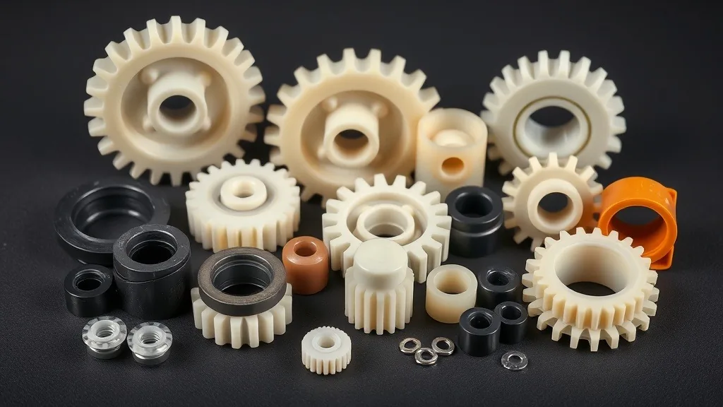 Nylon PA66 injection molded gears and mechanical components